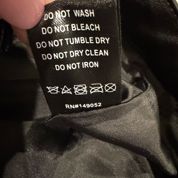 Fashion Nova sz SMALL Black High Waist Studded Faix Leather Shorts - Picture 6 of 6